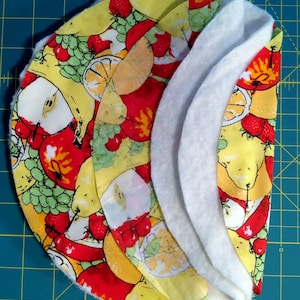 Microwave Bowl Cozy PDF Sewing Pattern and Tutorial Quilted Potholder DIY Kitchen gift Home Decor image 7