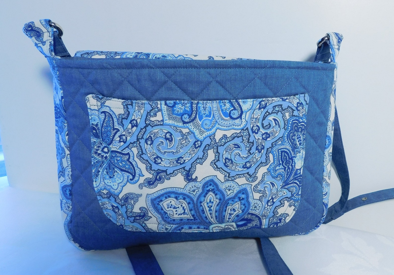 Crossbody Messenger Tote Bag PDF Sewing Pattern Small Etsy