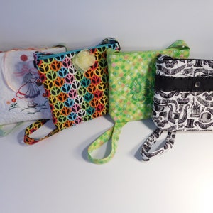 Small Quilted Tote Bag Downloadable PDF Digital Sewing Pattern Perfect Gift for Little Girls, Small Handbag Purse Easy to Sew Daisy Handbag