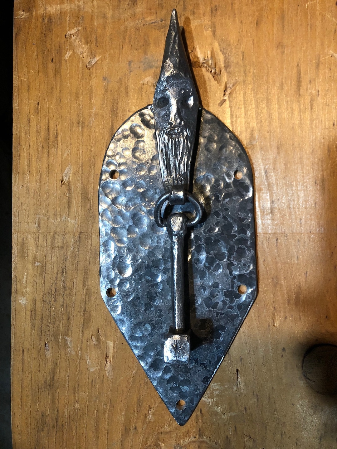 Gnome Hammer Door Knocker Etsy