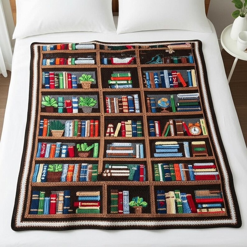 Mosaic Crochet Design for Cozy Home Decor | Crochet Blanket Crochet Pattern with Mosaic Style for Handmade Baby Blanket