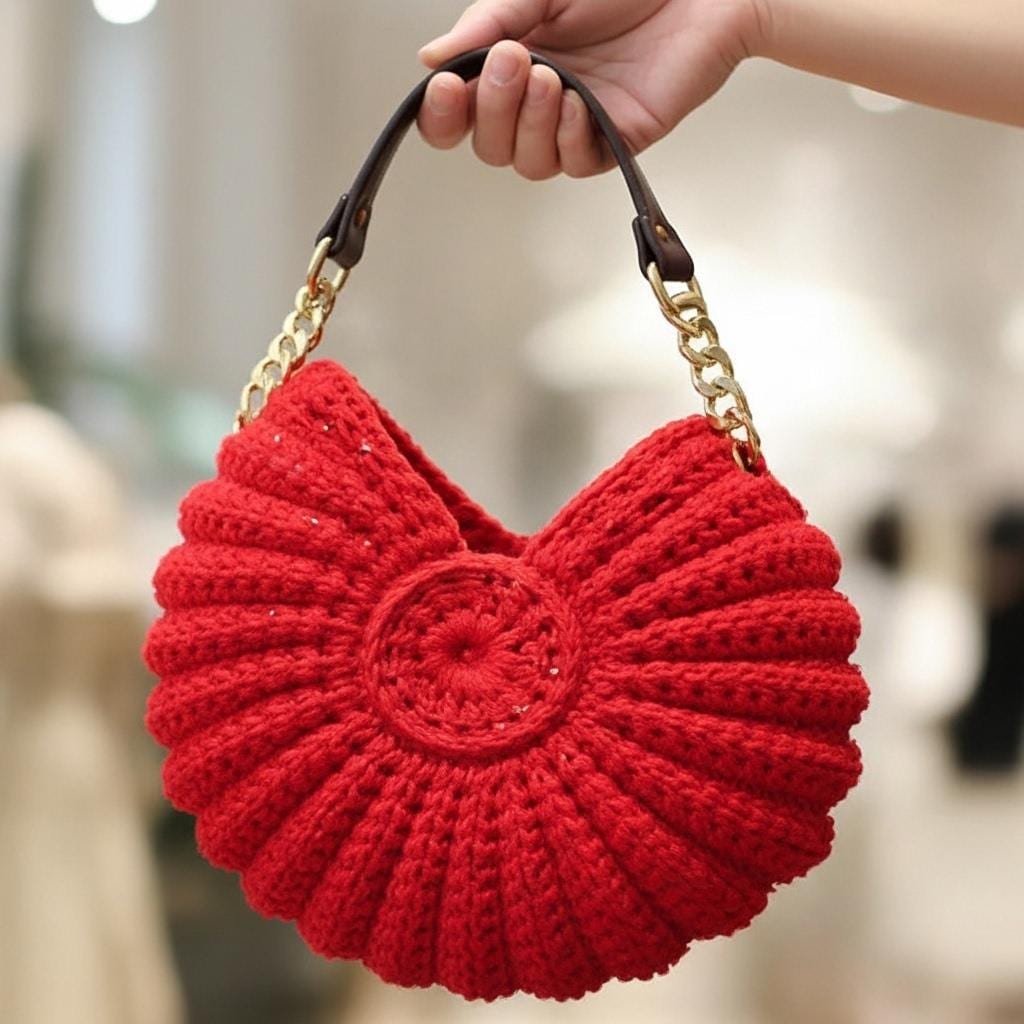 40 Boho Crochet Patterns: Unleash Your Creativity with Trendy Designs 29 Seashell Crochet Bag