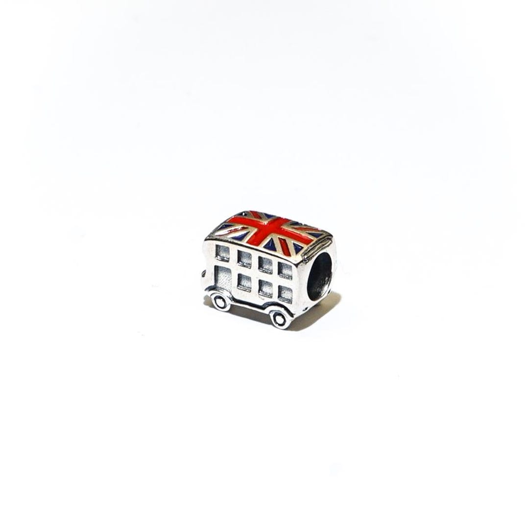 Pandora Sterling Silver Enamel London Bus Bead - Etsy