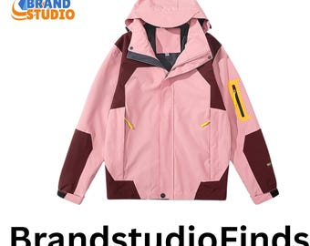 Unisex Casual Jacket – Men & Women Outdoor Windproof Hiking  Vintage Style Coat Mountaineering Sports