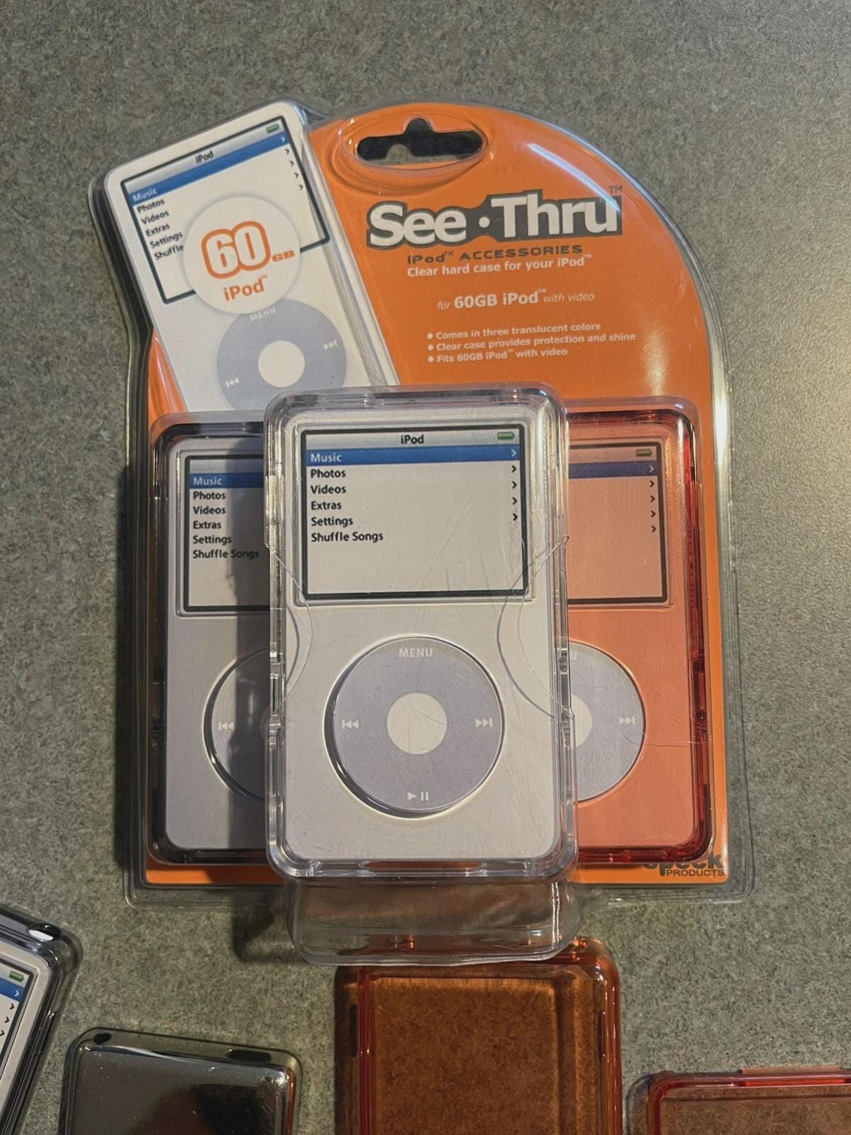 NEW Speck See Thru 3 Pack Hard Case for Ipod Classic for All THICK