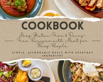 24 Gluten-Free & Dairy-Free Meat Recipes Cookbook | Easy, Quick, Allergy-Friendly, Healthy Meals for Busy People