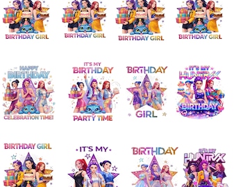 Birthday Squad Huntrix Png, Kpop Birthday Family Matching Png, Huntrix Birthday Girl, Huntrix Kid Birthday, Instant Download