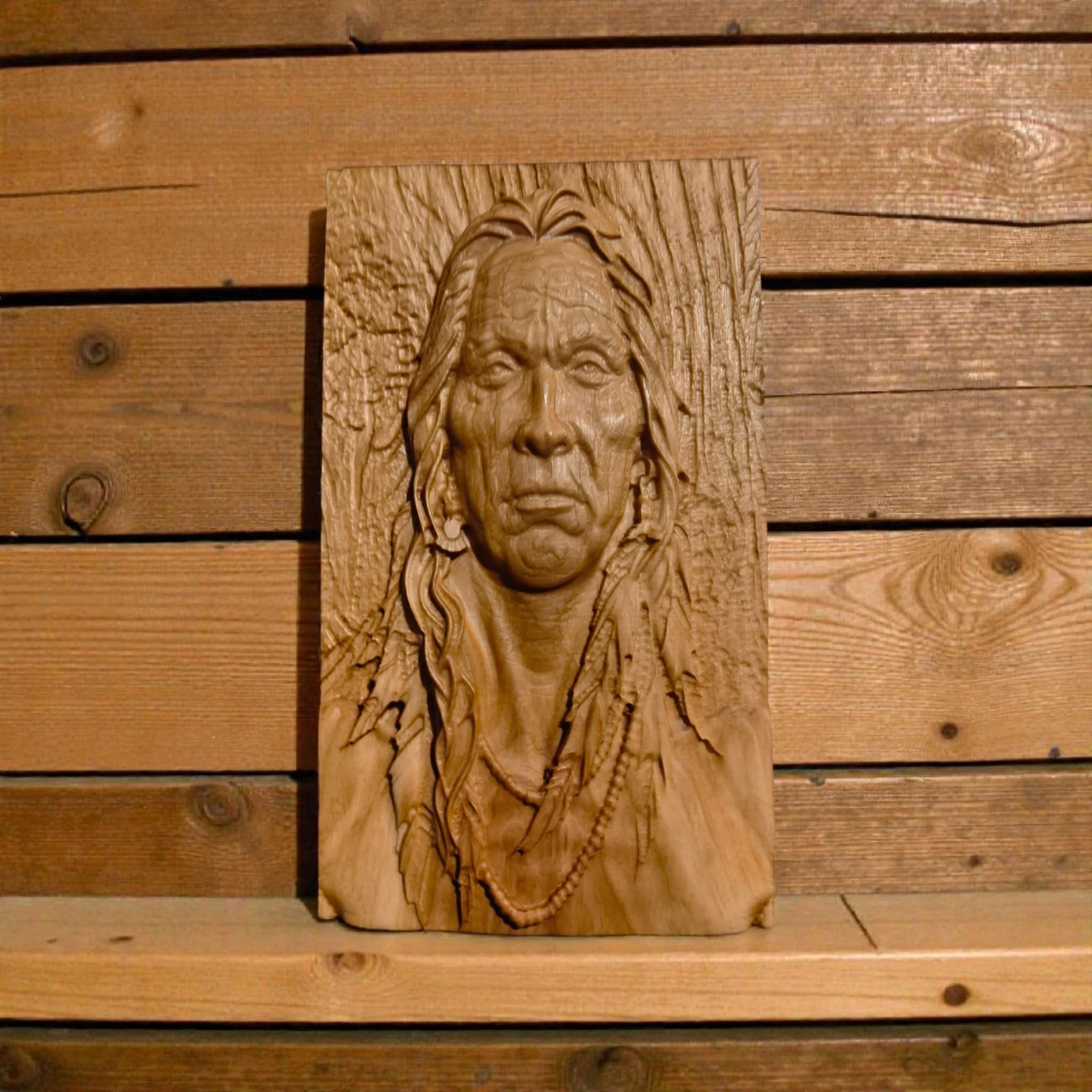 Wood carvings native american - Etsy 日本