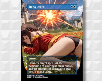 Mana Drain - MTG Anime Proxy - Nie do zatwierdzonej rozgrywki
