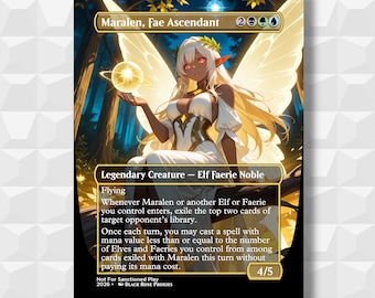 Maralen, Fae Ascendant - MTG Anime Proxy - Not For Sanctioned Play