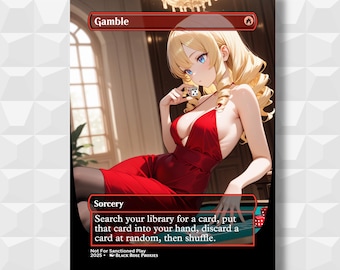 Gamble - MTG Anime Proxy - Nie do zatwierdzonej gry
