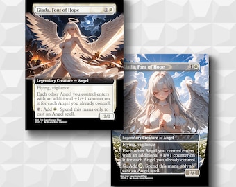 Giada, Font of Hope - Various Styles - MTG Anime Proxy - Not For Sanctioned Play