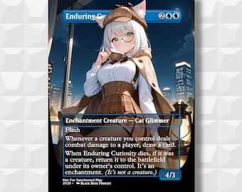 Enduring Curiosity - MTG Anime Proxy - Not For Sanctioned Play