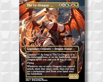The Ur-Dragon - MTG Anime Proxy - Not For Sanctioned Play