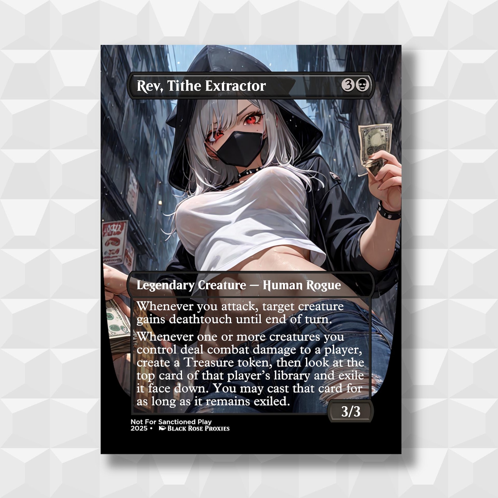 Rev, Tithe Extractor - MTG Anime Proxy - Not for Sanctioned Play - Etsy