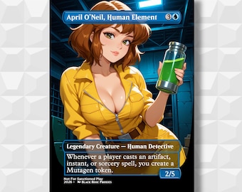 April O’Neil, Human Element - MTG Anime Proxy