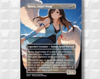 Rinoa, Angel Wing - MTG Anime Proxy