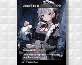 Exquisite Blood - MTG Anime Proxy - Not For Sanctioned Play