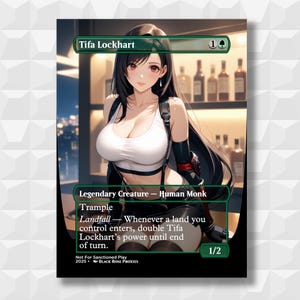 Tifa Lockhart - MTG Anime Proxy - niet voor gesanctioneerd spelen