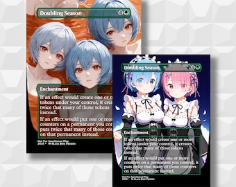 Doubling Season - Various Styles - MTG Anime Proxy - Not For Sanctioned Play