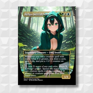 Helga, Skittish Seer - MTG Anime Proxy - Not For Sanctioned Play