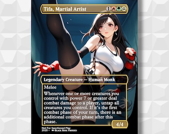 Tifa, Martial Artist - MTG Anime Proxy - Not For Sanctioned Play