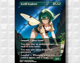 Icetill Explorer - MTG Anime Proxy - Not For Sanctioned Play