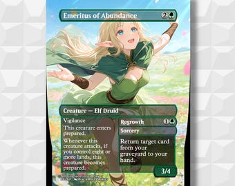 Emeritus of Abundance - MTG Anime Proxy