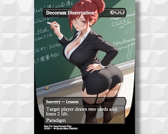 Decorum Dissertation - MTG Anime Proxy