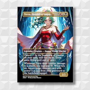 Terra, Herald of Hope – MTG Anime Proxy – Nie do zatwierdzonej rozgrywki