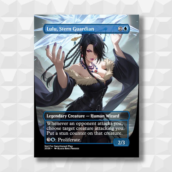 Lulu, Stern Guardian - MTG Anime Proxy - Etsy