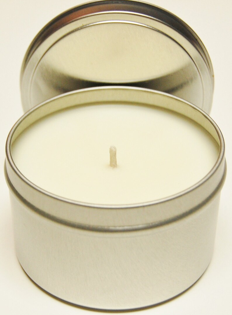 Soy Candle Tins 20 pack 8oz Natural Color 5 sets of 4 tins Etsy