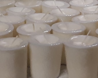 48 Pack Unscented Hand Poured Soy Votives, Wholesale Candles