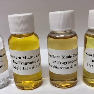Fragrance Oil for Candles and Soap, Get 4 one(1) ounce bottles with free shipping, You pick Fragrance
