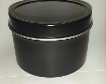 BLACK 36 Pack Unscented 4 Ounce Soy Wax Candle Tin, Wholesale, Dealer Bulk Candles