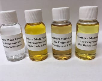 Fragrance Oil for Candles and Soap, Get 4 one(1) ounce bottles with free shipping, You pick Fragrance