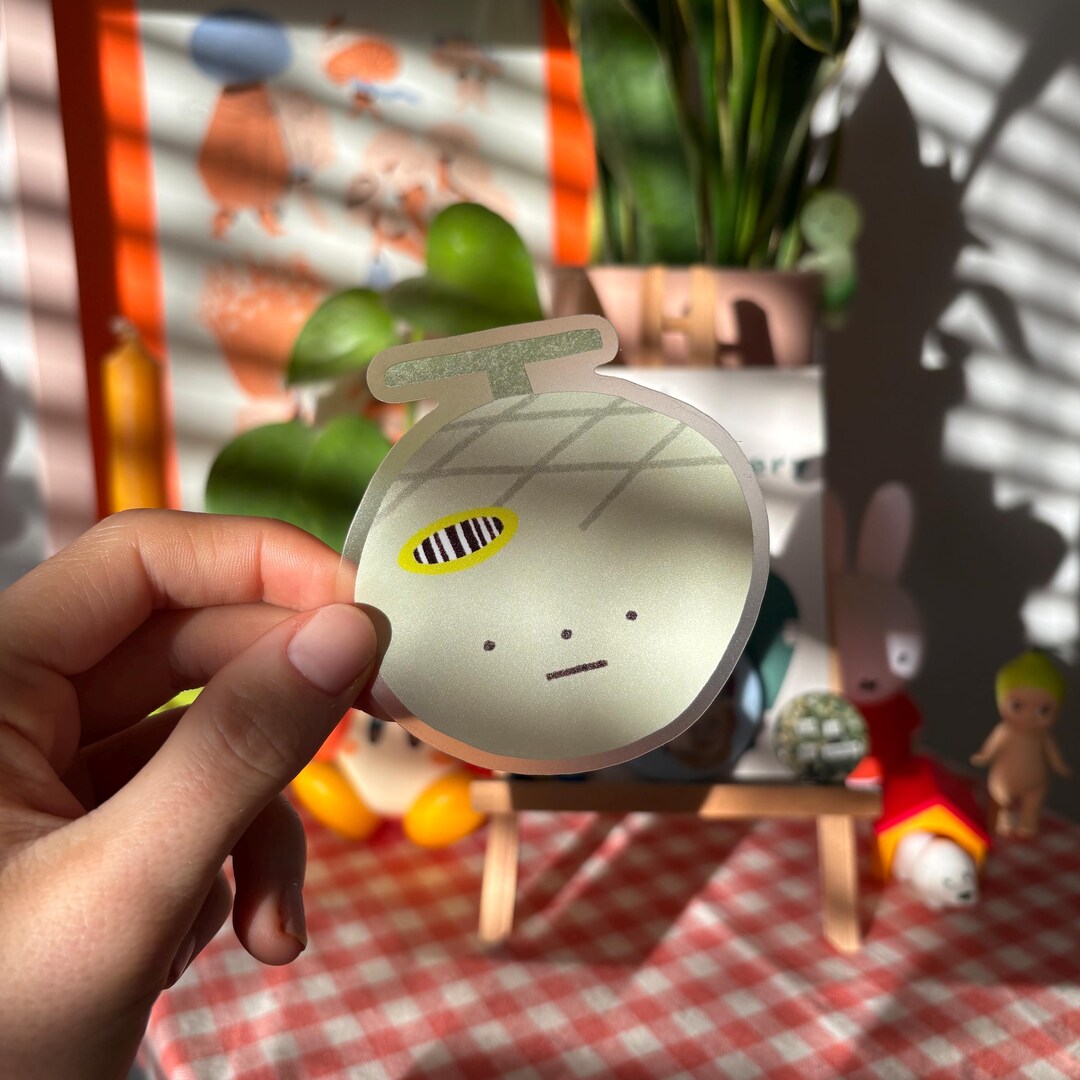 Melona Sticker Melon Clear Waterproof Vinyl Sticker - Etsy