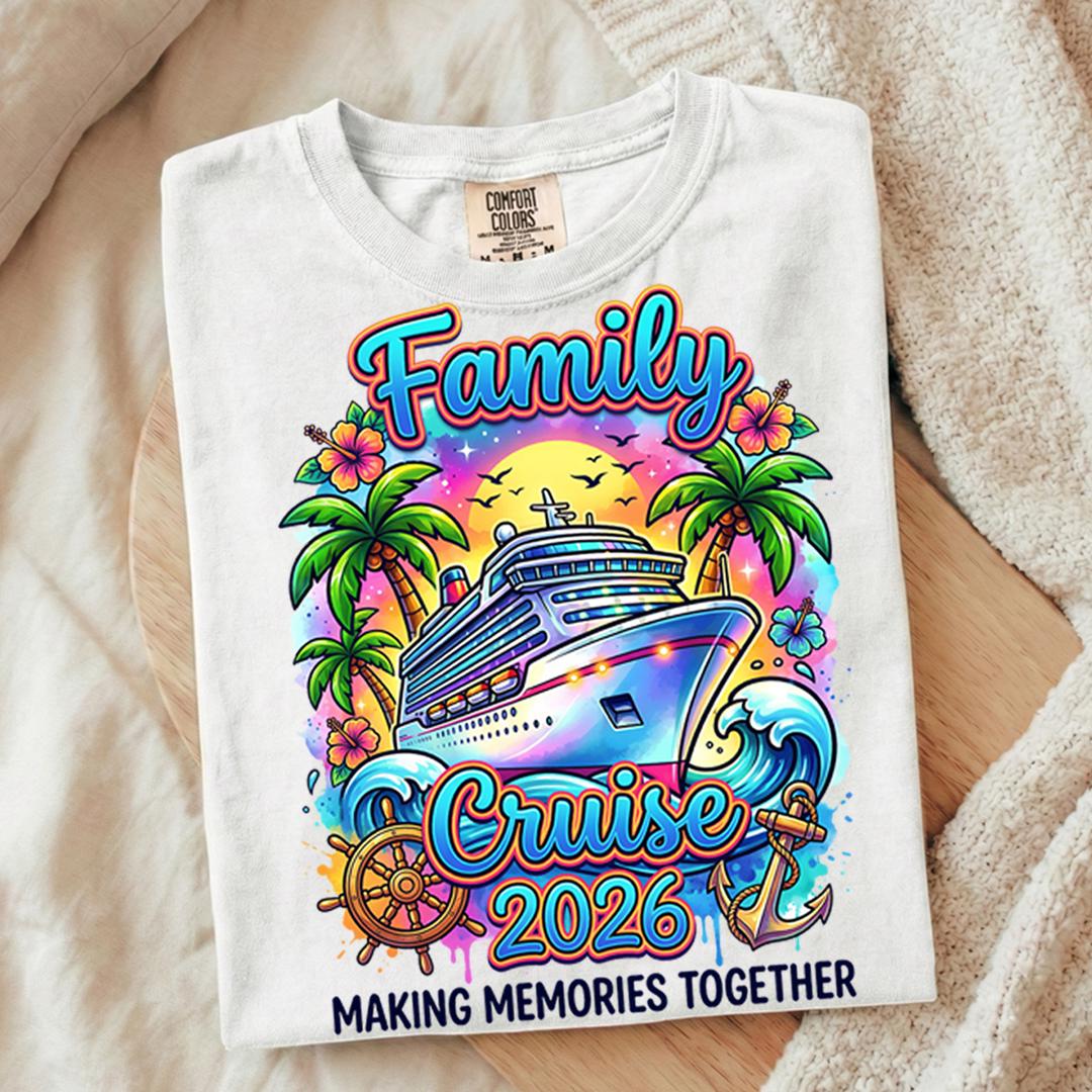 Family Cruise 2026 Making Memories Together PNG, Cruise Vacation Shirt ...