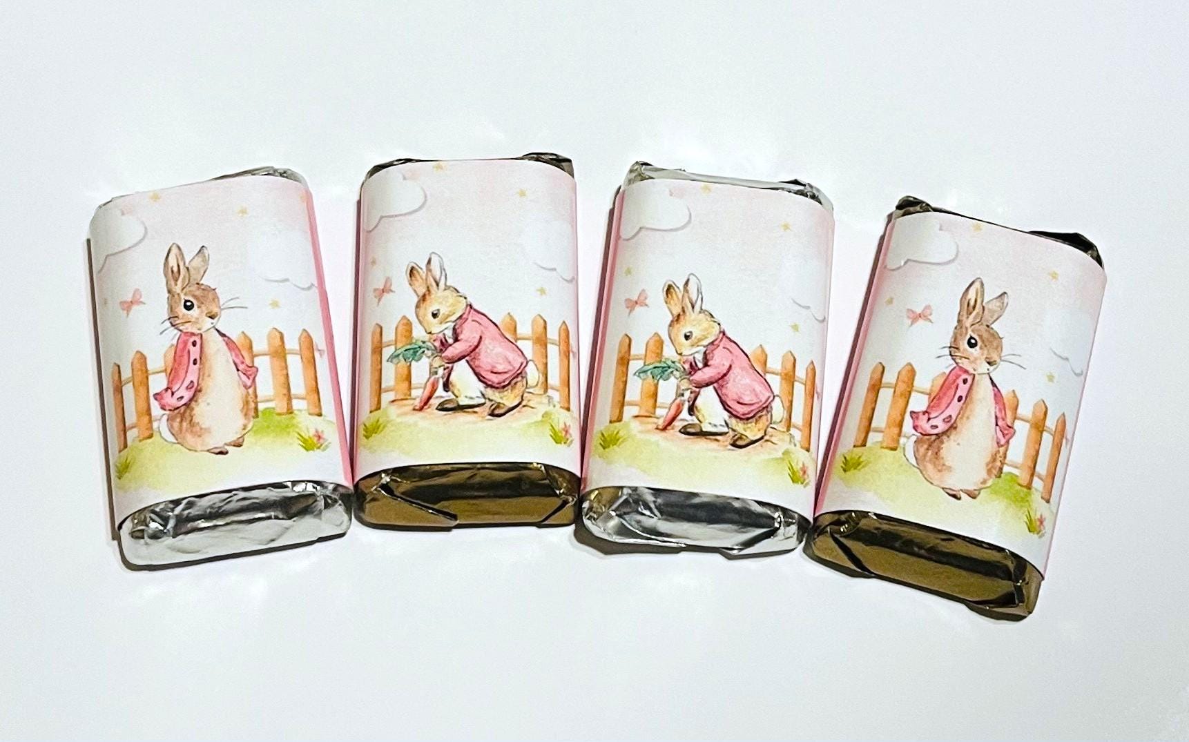 Peter Rabbit Pink R Peter Rabbit Pink Mini Candy Bar Wrappers for Showers Party Favors ...