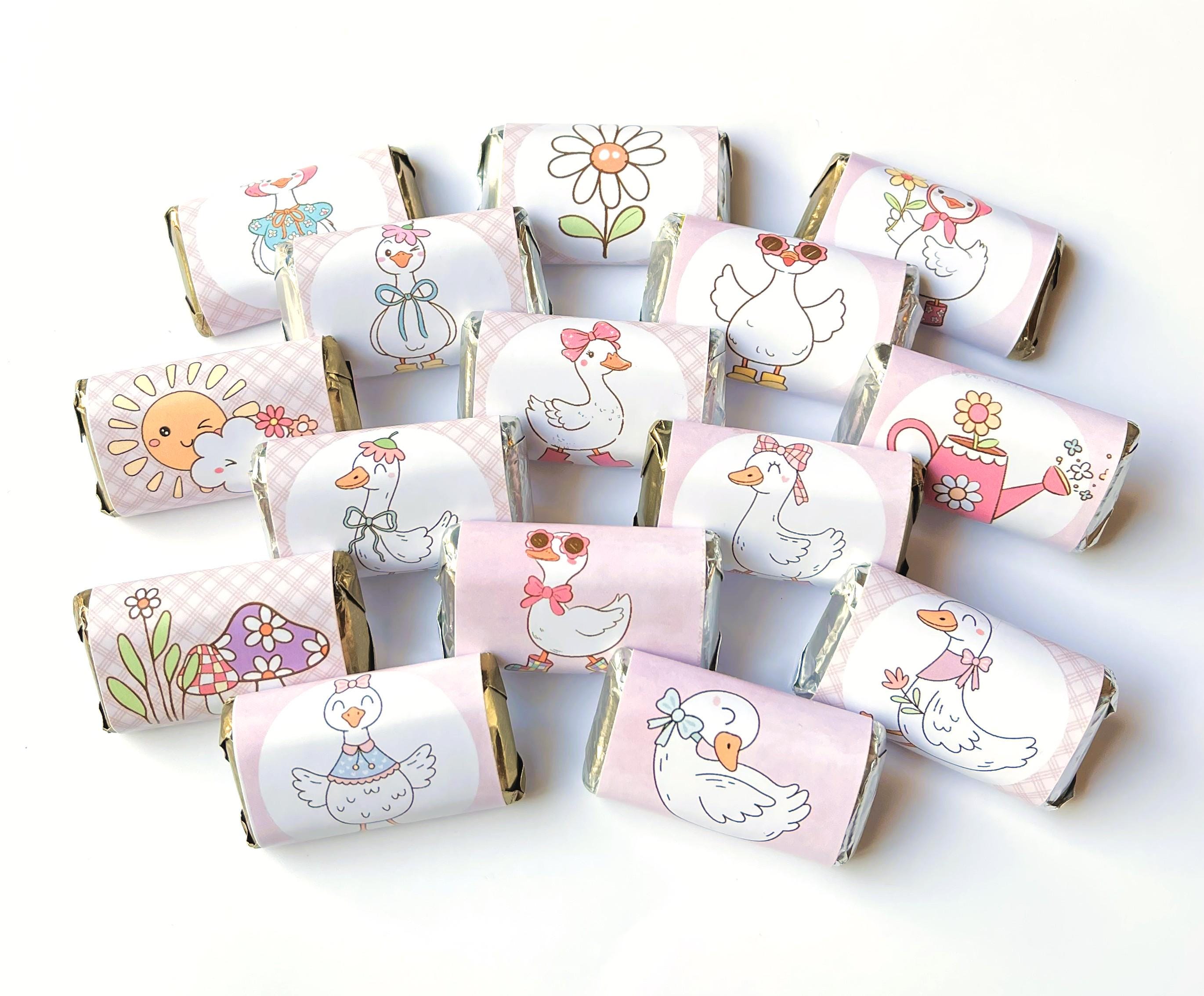 Silly Goose Mini Candy Bar Wrappers for Showers Party Favors Gifts -set ...