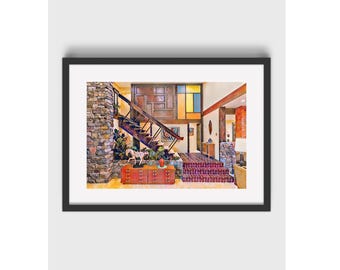 Brady House 7 x 11 Fine Print Fan Art small gift