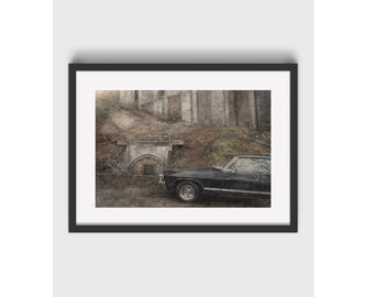The Bunker 7 x 11 Fine Print Fan Art small gift