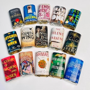 Book Club Books Mini Candy Bar Wrappers for Showers Party Events Favors Gifts -Set of 50 *Chocolates Not Included* Personalized