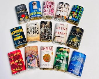 Book Club Books Mini Candy Bar Wrappers for Showers Party Events Favors Gifts -Set of 50 *Chocolates Not Included* Personalized