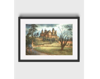 Clue Mansion 7 x 11 Fine Print Fan Art small gift
