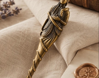 Odyssey Pin of Athena, Greek Goddess of Wisdom Brooch, Ancient Mythology Collectible, Odysseus Epic Journey Gifts, Brass Lapel Pin Accessory