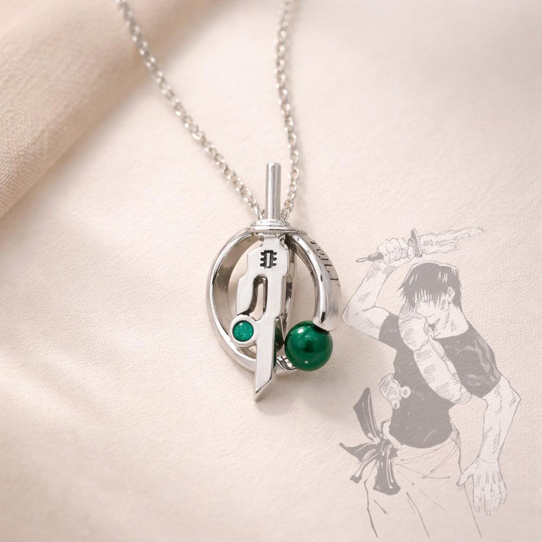 Toji Infinity Chain Toji Fushiguro Inspired Necklace, Jujutsu Kaisen Jewelry, Anime Pendant ...