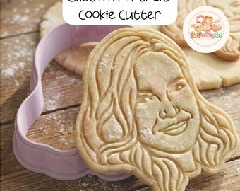 Custom Portrait Cookie Cutter + Stamp | Personalized Photo Baking Tool