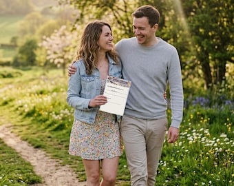 Frühlingspaare Aktivitätsheft zum Ausdrucken | Romantisches Geschenk | Sofort PDF Download