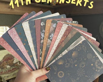 Moonlit Chapters Kindle Insert | Celestial Kindle Paperwhite Insert | Moon & Stars Kindle Decor | Bookish Kindle Accessory